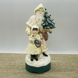 Vtg Decorative Thomas Cathey Midwest Cannon Falls Music Box Santa Figurine